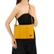 Gabs Borsa Pochette Beyonce M Tracolla in Pelle Bull Black orzo giallo