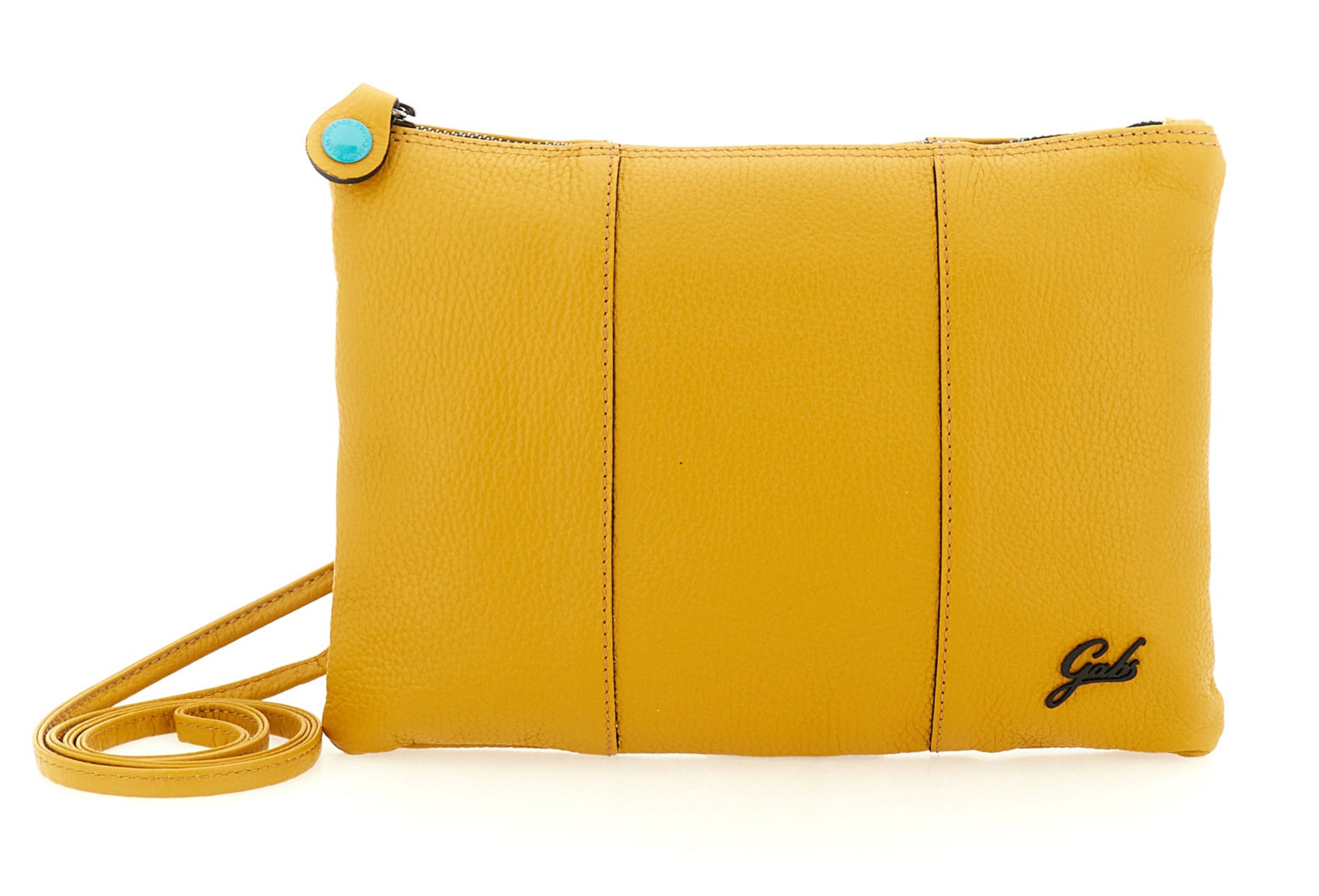 Gabs Borsa Pochette Beyonce M Tracolla in Pelle Bull Black orzo giallo