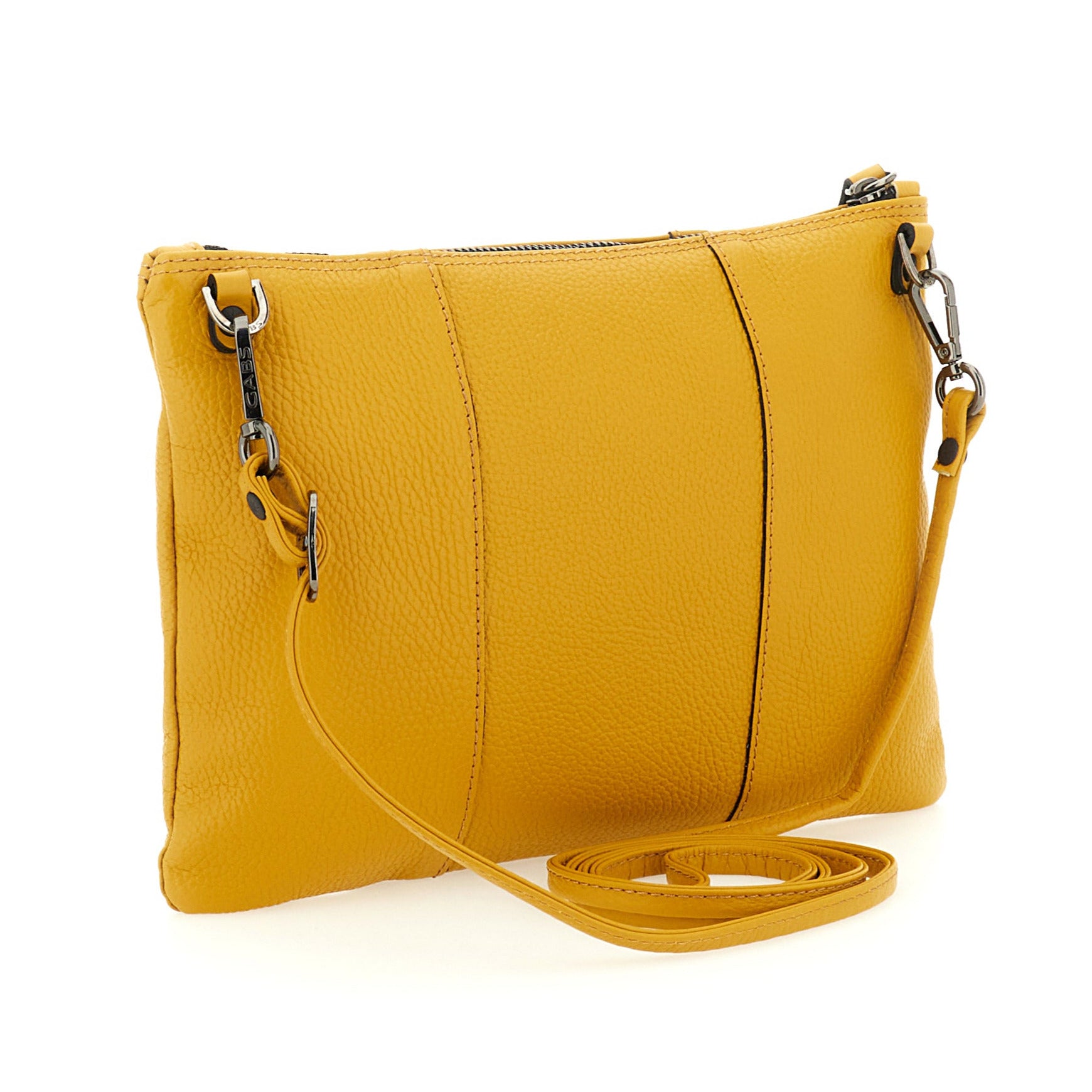 Gabs Borsa Pochette Beyonce M Tracolla in Pelle Bull Black orzo giallo