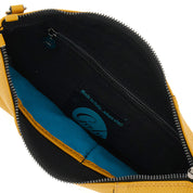 Gabs Borsa Pochette Beyonce M Tracolla in Pelle Bull Black orzo giallo