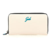 Gabs Portafoglio portamonete slot card zip around Pelle Gmoney17 Bull Basic - PANNA