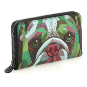Gabs Portafoglio portamonete slot card zip around Pelle Gmoney17 Bull TRIP - BULLDOG VERDE (Copia)