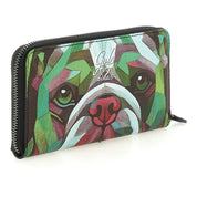 Gabs Portafoglio portamonete slot card zip around Pelle Gmoney17 Bull TRIP - BULLDOG VERDE (Copia)