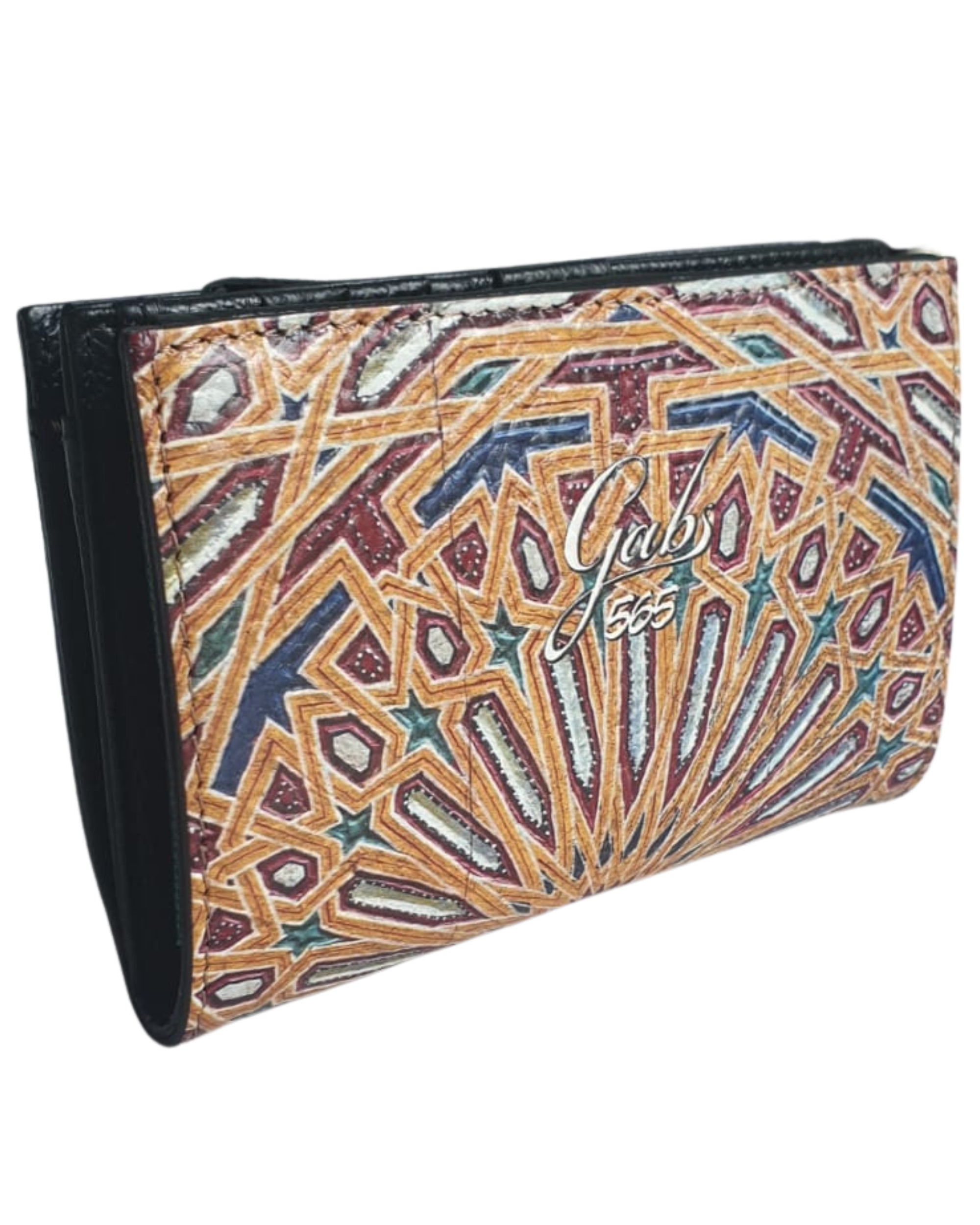 Gabs Wallet Button Zip Coins Cards Brown Leather