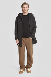 Ciesse Piumini Gunbu giacca lunga imbottita con cappuccio uomo nero