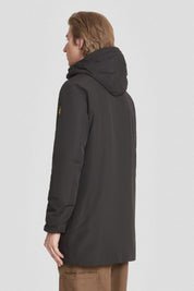 Ciesse Piumini Gunbu giacca lunga imbottita con cappuccio uomo nero