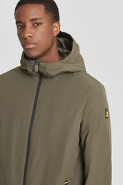 Ciesse Piumini Gunbu giacca lunga imbottita con cappuccio uomo verde militare