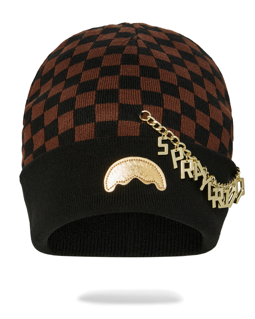 Sprayground CHARMING SIP BEANIE berretto cuffia logo gold