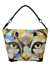 Gabs G3 Plus M Pet Borsa Zaino Trasformabile Shopper Tote Bauletto Pelle Gatto giallo