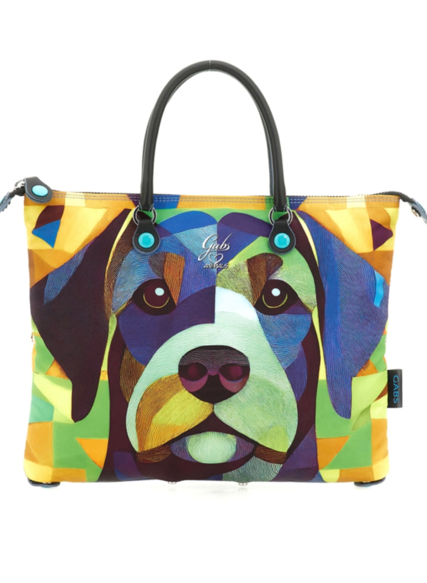 Gabs G3 Plus M Pet Borsa Zaino Trasformabile Shopper Tote Bauletto Pelle Bracco giallo