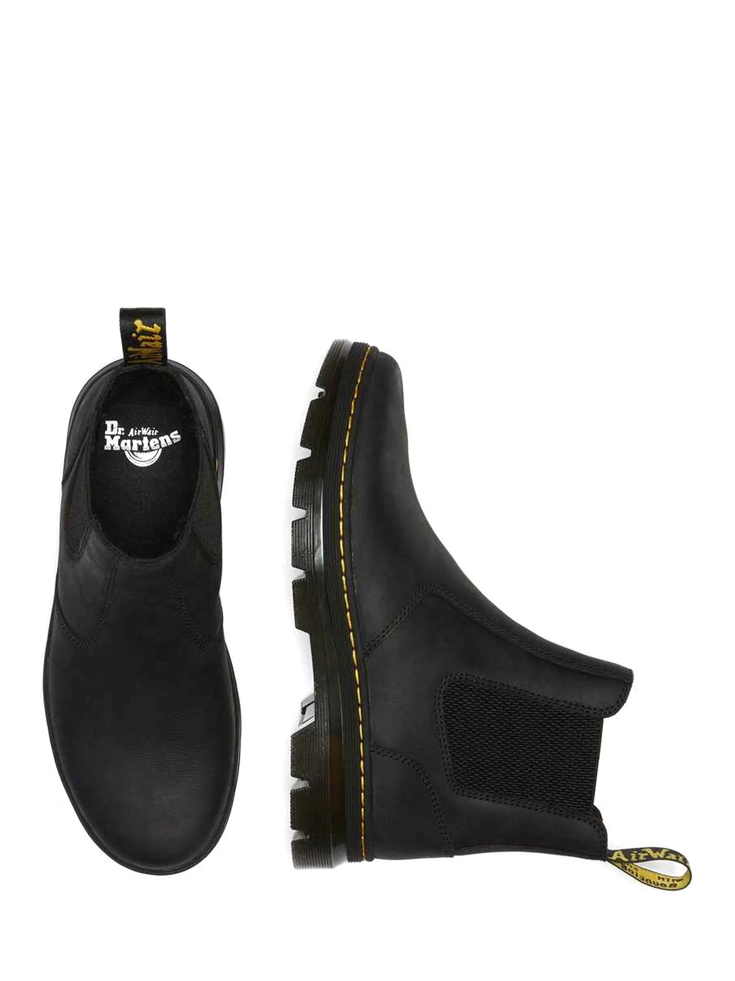 Dr. Martens Stivaletti Embury Black Wyoming in Pelle Nero Uomo