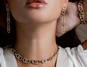 Liu Jo bracciale ORO acciaio inossidabile logo e strass 21 cm LJ2625 monogram