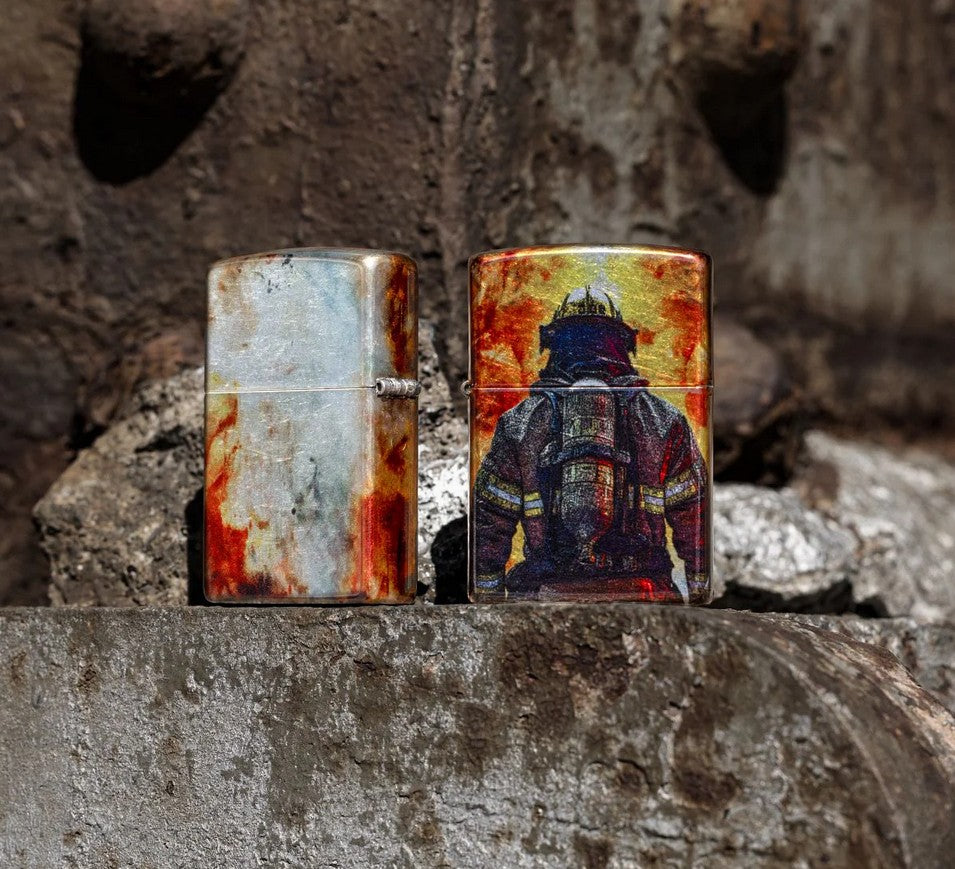 Zippo accendino Special Limited Edition pompiere vigile del fuoco fusion 360 gradi 46816