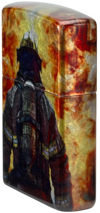 Zippo accendino Special Limited Edition pompiere vigile del fuoco fusion 360 gradi 46816