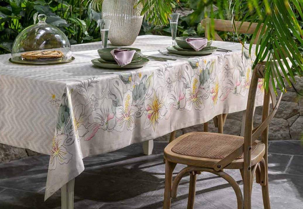 THUN ELEGANZA ESOTICA TOVAGLIA ANTIMACCHIA EFFETTO LINO 150 X 200 CM B101506