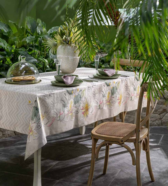 THUN ELEGANZA ESOTICA TOVAGLIA ANTIMACCHIA EFFETTO LINO 150 X 200 CM B101506
