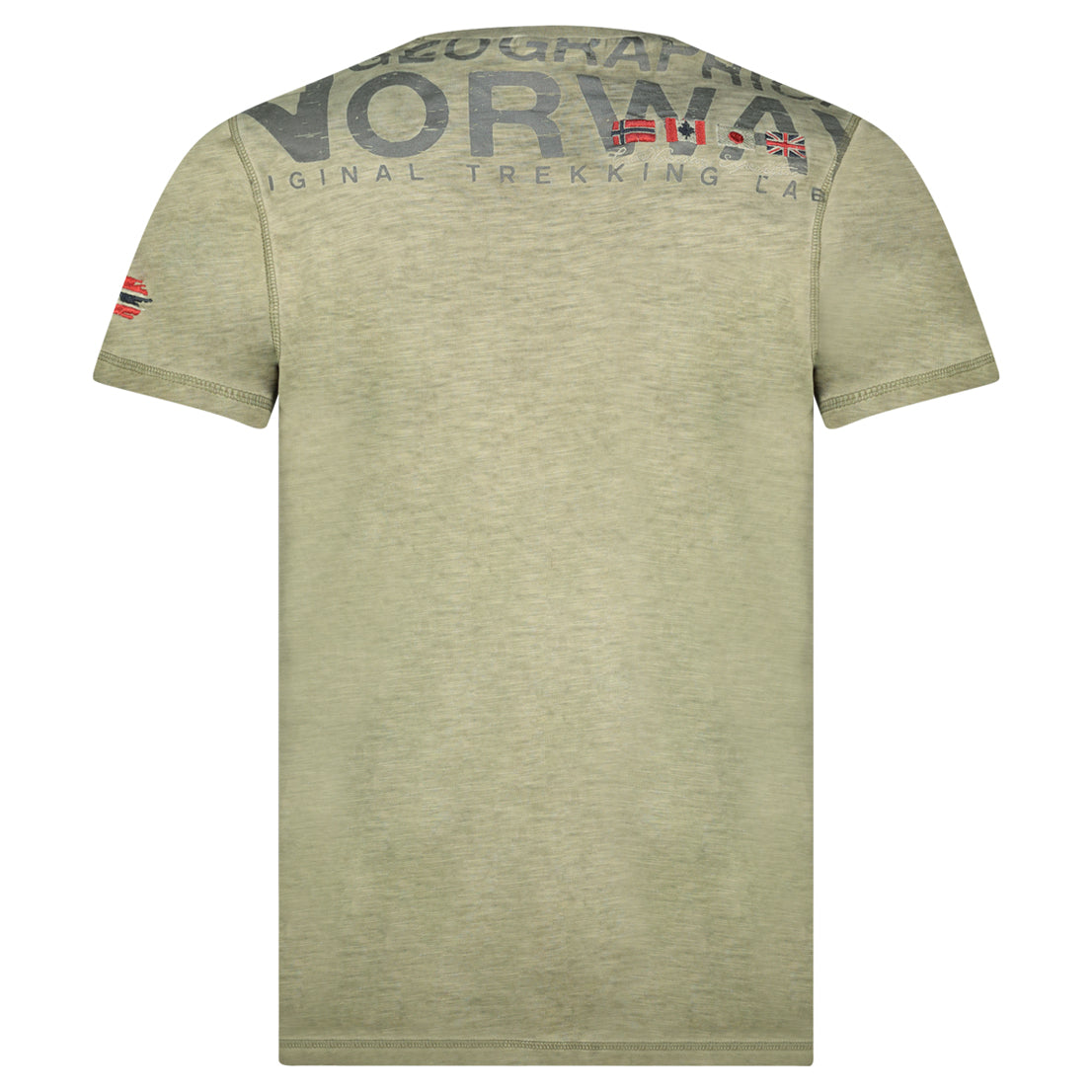 Geographical Norway T-shirt Jamo kaki Uomo scollo v