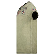 Geographical Norway T-shirt Jamo kaki Uomo scollo v