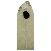 Geographical Norway T-shirt Jamo kaki Uomo scollo v