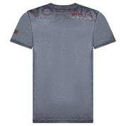 Geographical Norway T-shirt Jamo navy Uomo scollo v