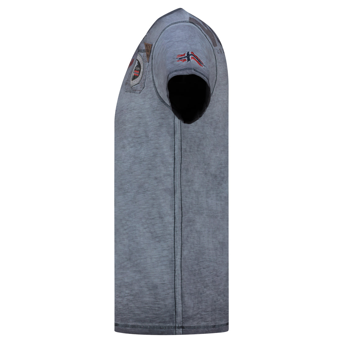 Geographical Norway T-shirt Jamo navy Uomo scollo v