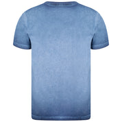 Geographical Norway Maglietta Manica Corta Jergen Girocollo Blu Uomo