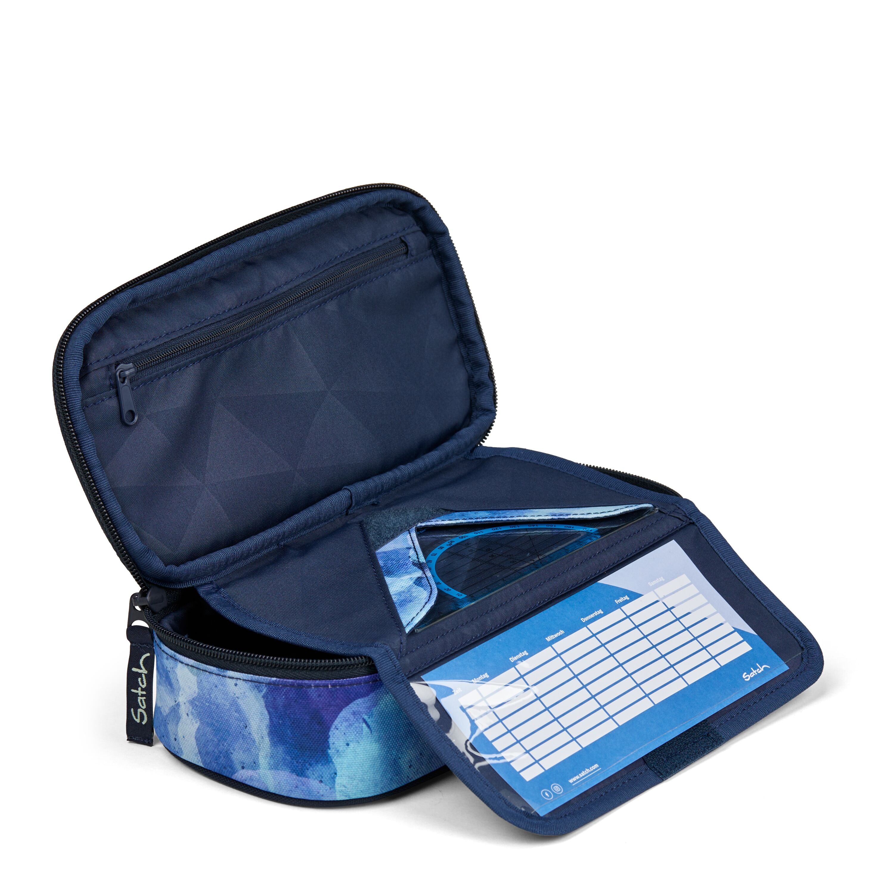 Satch Astuccio Scolastico 22x6x11 Cm Pencil Case Blurry Sky