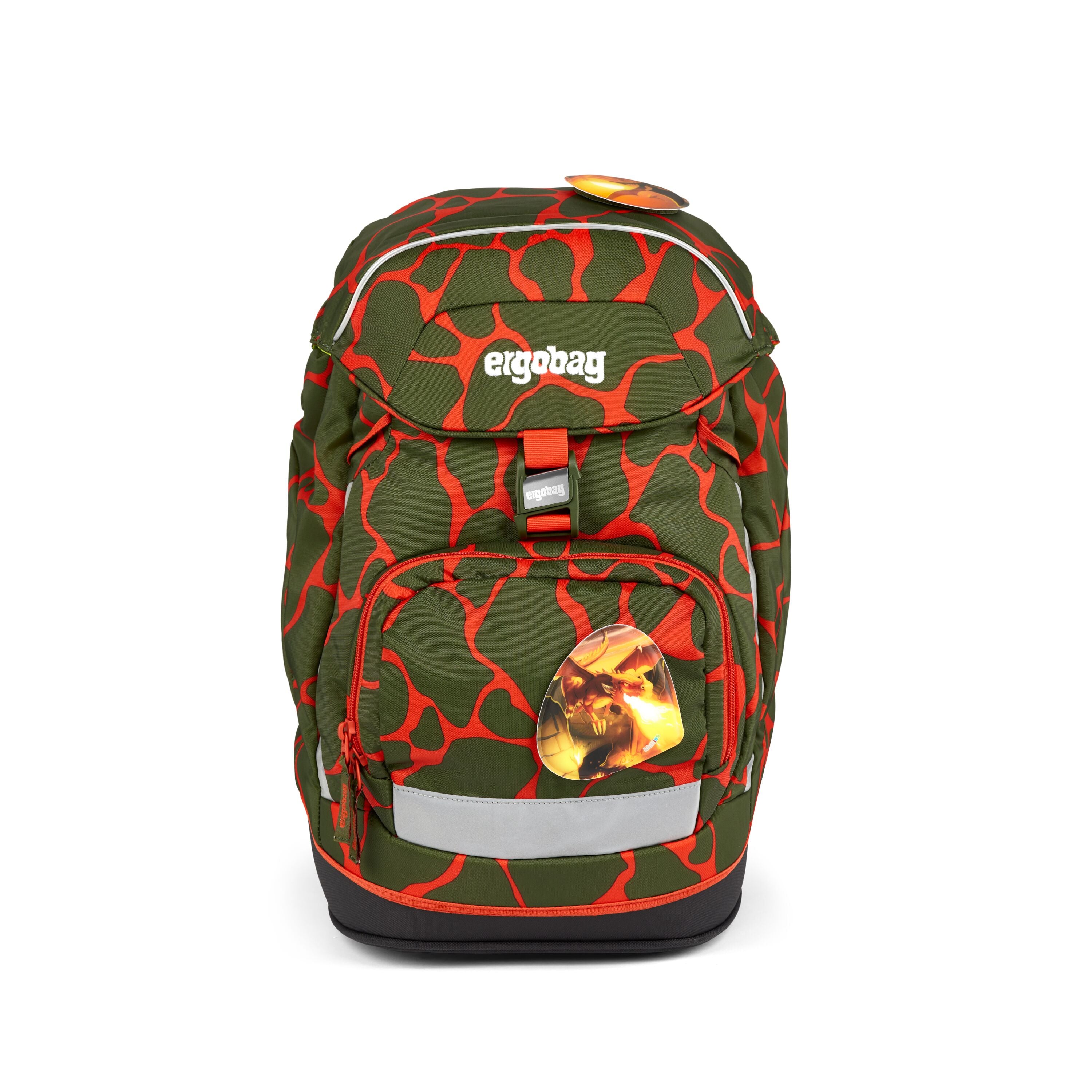 Ergobag Zaino Ergonomico Personalizzabile Eco Resistente Acqua Sporco Fire Dragonbear