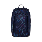 Satch Zaino Air con Imbottitura Posteriore Tessuto Eco Nero Bambino Purple laser