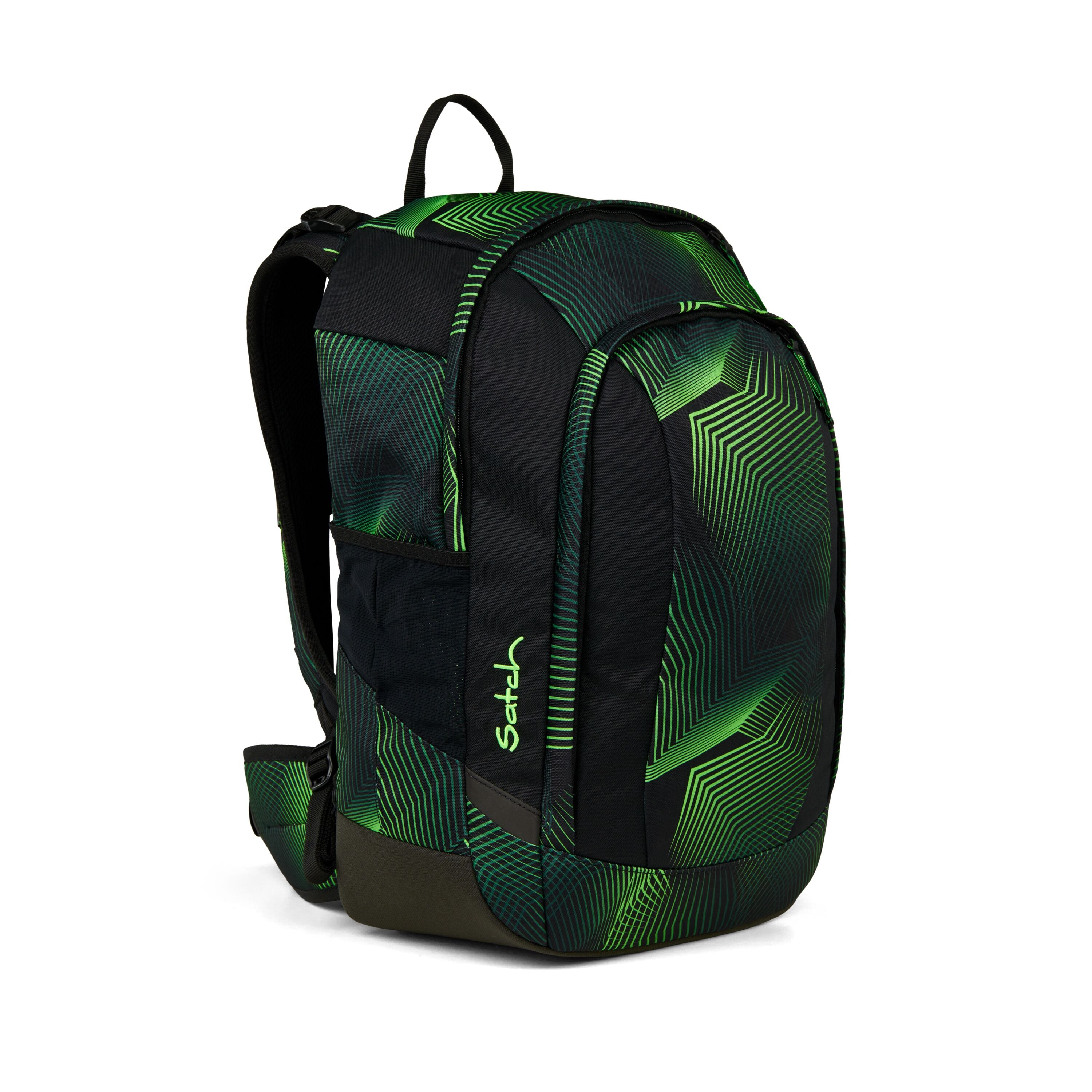 Satch Zaino scuola Tempo Libero Imbottitura Posteriore Eco Air Seismic Green