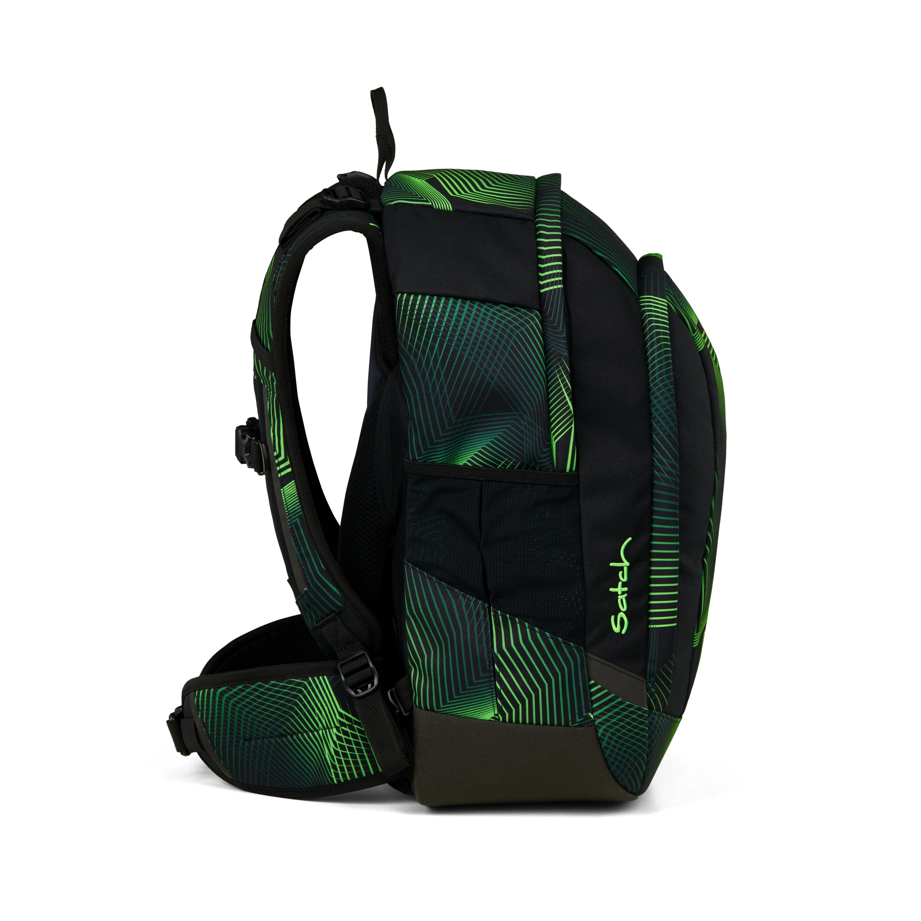 Satch Zaino scuola Tempo Libero Imbottitura Posteriore Eco Air Seismic Green