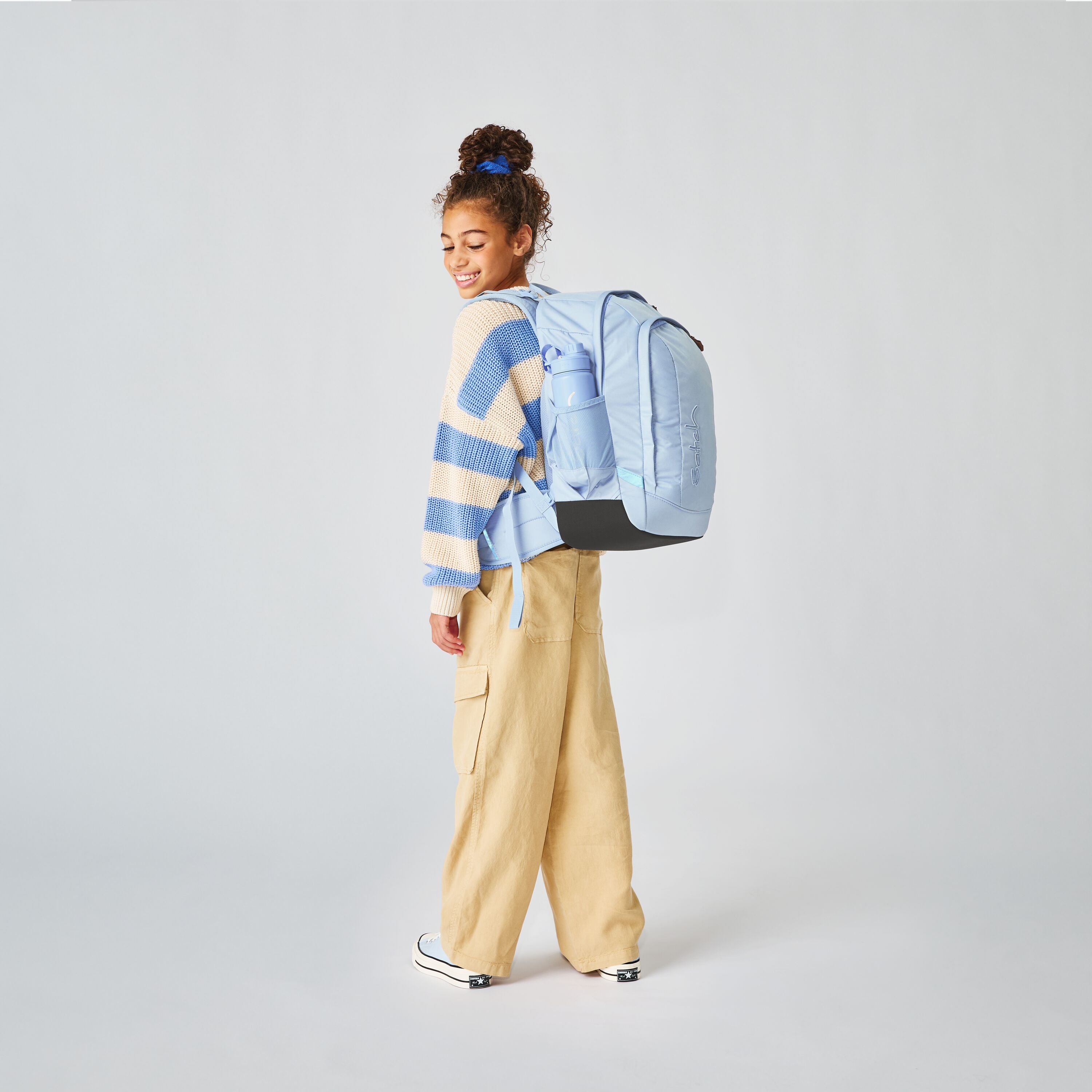 Satch Zaino scuola Tempo Libero Imbottitura Posteriore Eco Air Nordic Ice Blue