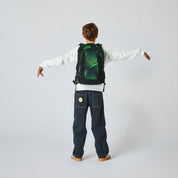 Satch Zaino scuola Tempo Libero Imbottitura Posteriore Eco Air Seismic Green