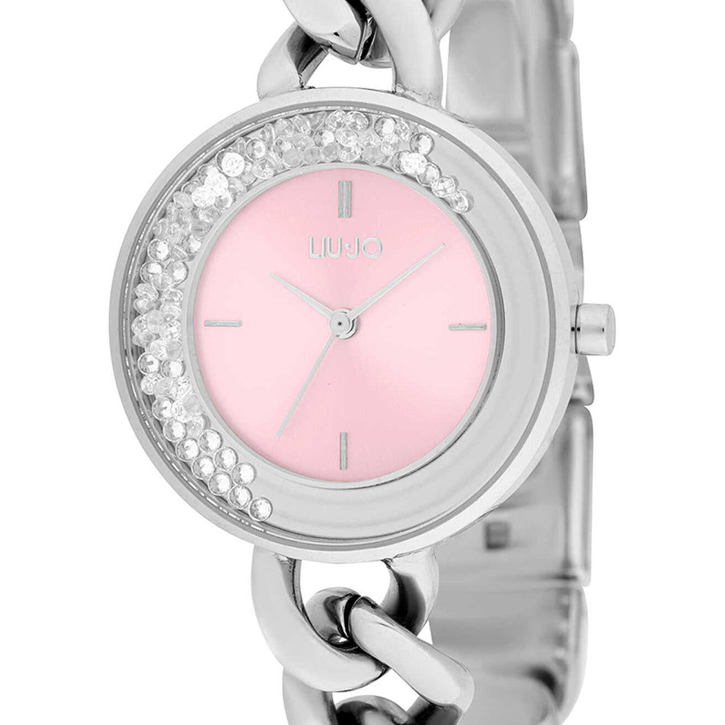 Liu Jo orologio Donna Solo Tempo argento cassa 32 mm 3atm TLJ2240 rosa