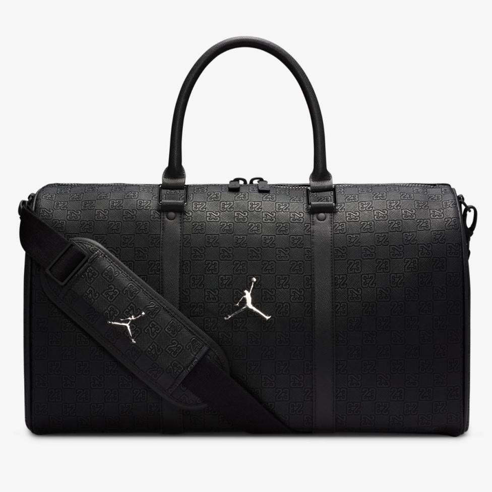 Jordan borsa borsone duffle bag JAM MONOGRAM DUFFLE BAG nero logo all over