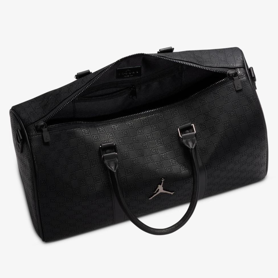 Jordan borsa borsone duffle bag JAM MONOGRAM DUFFLE BAG nero logo all over