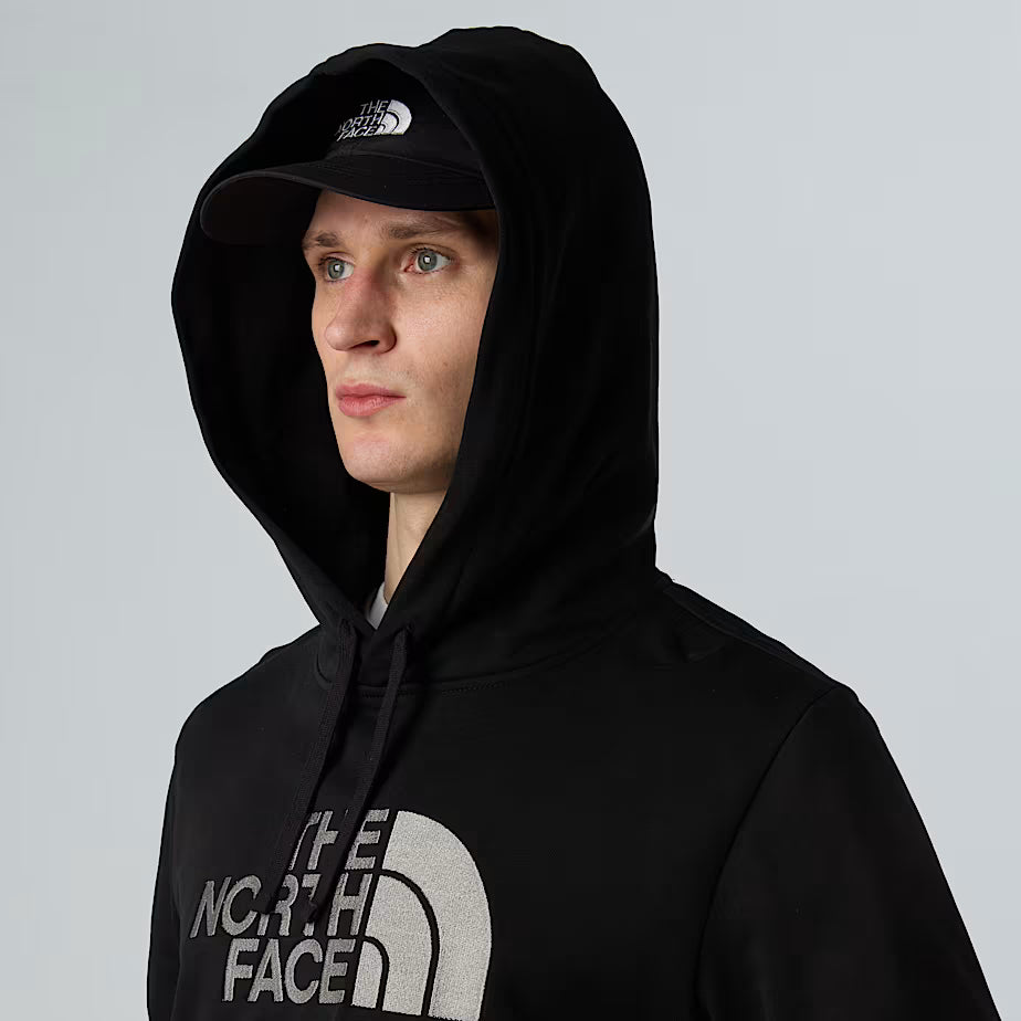The North Face felpa con cappuccio Drew Peak uomo BIG LOGO nero