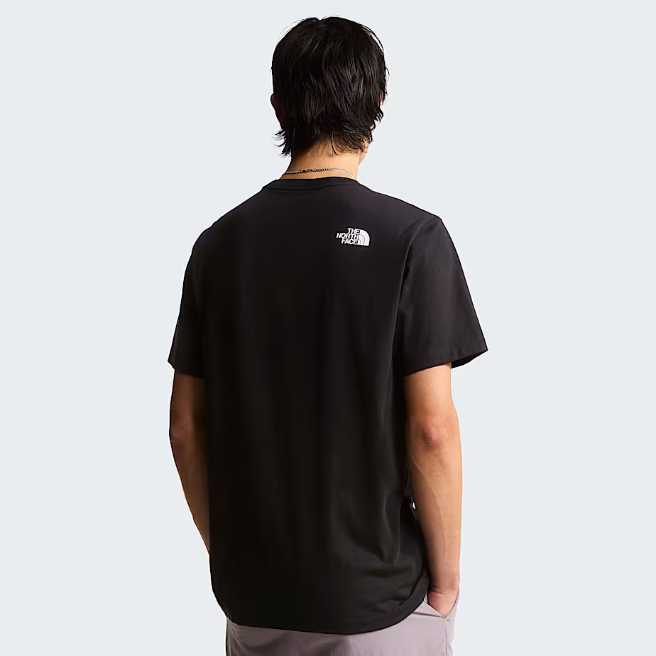 The North Face T-Shirt Evolution Half Dome Uomo Misto Cotone Nero Bianco