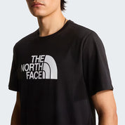 The North Face T-Shirt Evolution Half Dome Uomo Misto Cotone Nero Bianco