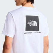 The North Face T-Shirt Evolution NSE Box Regular Fit Misto Cotone Bianco Uomo
