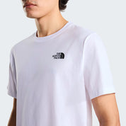 The North Face T-Shirt Evolution NSE Box Regular Fit Misto Cotone Bianco Uomo