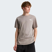 The North Face T-Shirt Evolution Half Dome Uomo Misto Cotone Beige Stone Slab
