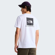 The North Face T-Shirt Evolution NSE Box Regular Fit Misto Cotone Bianco Uomo