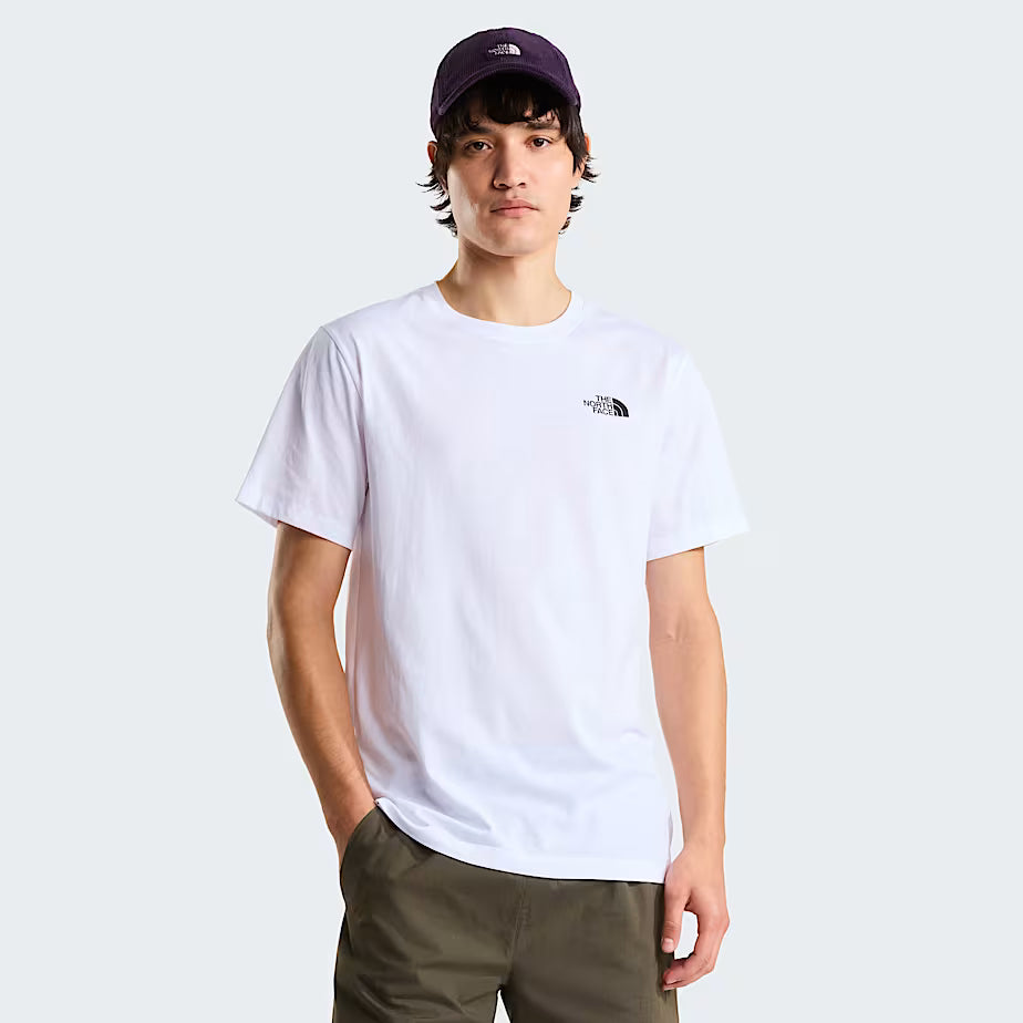 The North Face T-Shirt Evolution NSE Box Regular Fit Misto Cotone Bianco Uomo