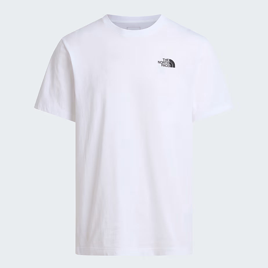 The North Face T-Shirt Evolution NSE Box Regular Fit Misto Cotone Bianco Uomo