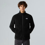 The North Face felpa Pile Glacier full zip uomo nero