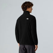 The North Face felpa Pile Glacier full zip uomo nero