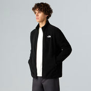 The North Face felpa Pile Glacier full zip uomo nero