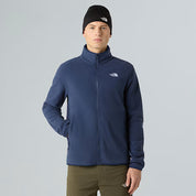 The North Face felpa Pile Glacier full zip uomo blu navy