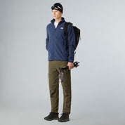 The North Face felpa Pile Glacier full zip uomo blu navy
